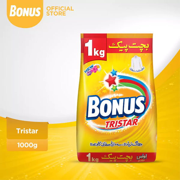 Bonus Tristar 1000gm - Detergent Washing Powder