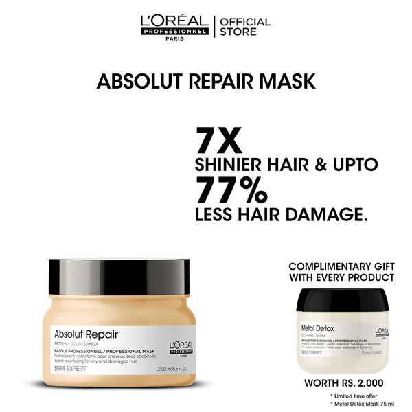 Buy Absolut Repair Mask & Get Free Metal Detox Mask 75 ml