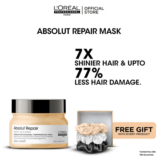 Absolute Repair Mask + Get Free Silk Scrunches