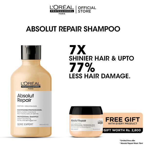Buy Absolut Repair Shampoo & Get Free Absolute Repair Mask 75 ml