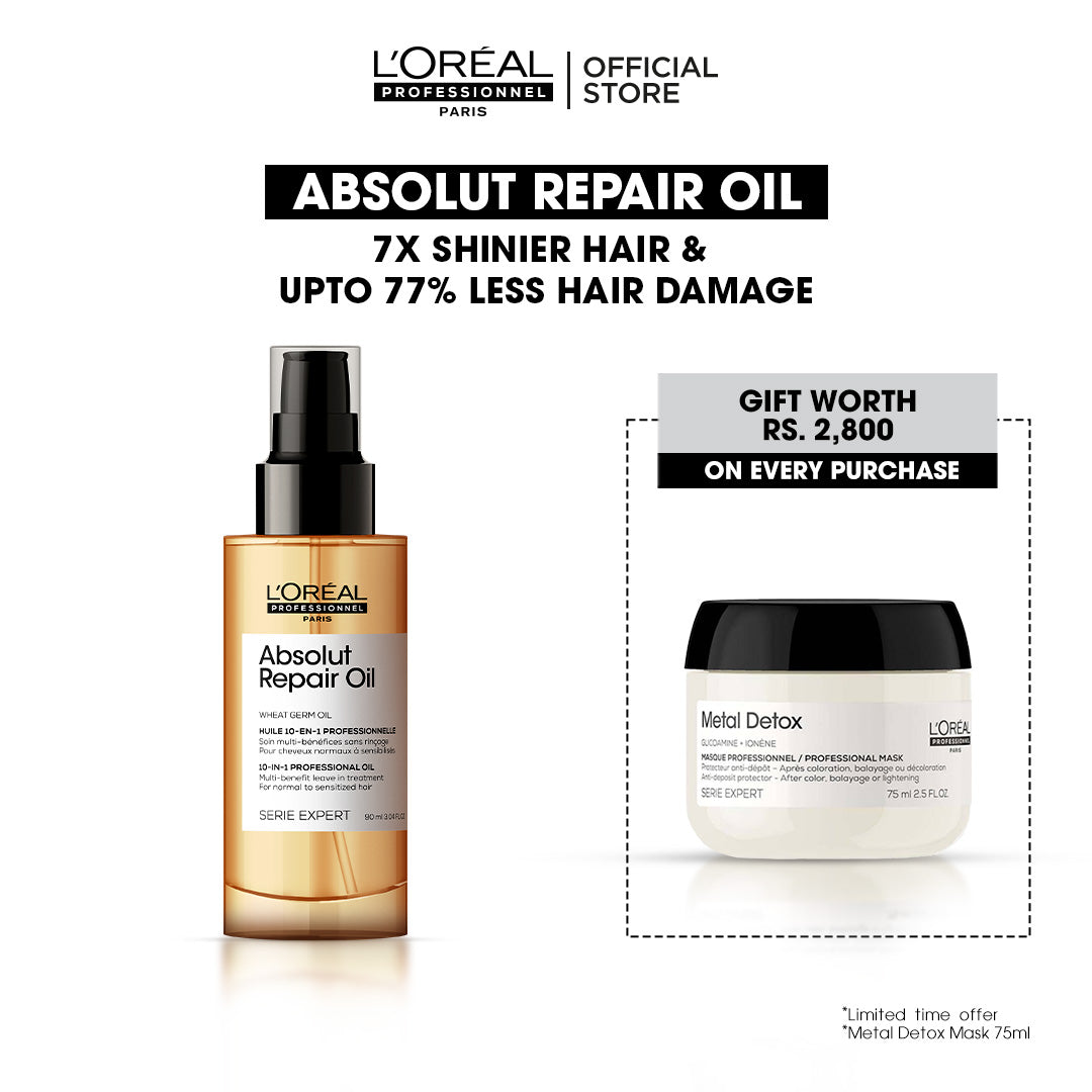 Buy Absolut Repair Oil & Get Free Metal Detox Mask 75 ml