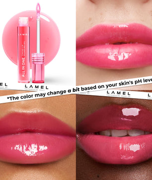 LAMEL All in One Lip Tinted Plumping Oil №401 Peachy 3ml