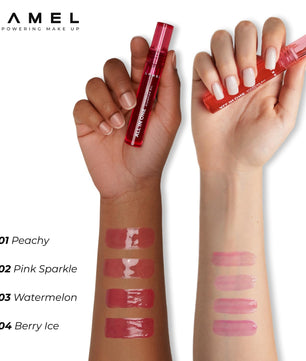 LAMEL All in One Lip Tinted Plumping Oil №401 Peachy 3ml