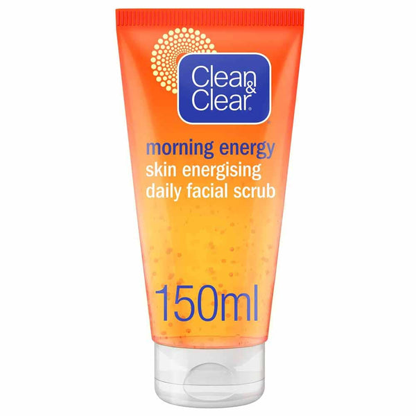 Clean & clear, daily facial scrub, morning energy, skin energising, 150ml