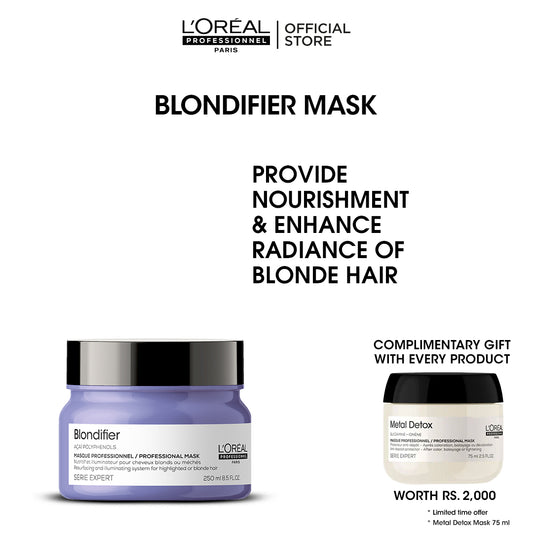 Buy Blondifier Mask & Get Free Metal Detox Mask 75 ml