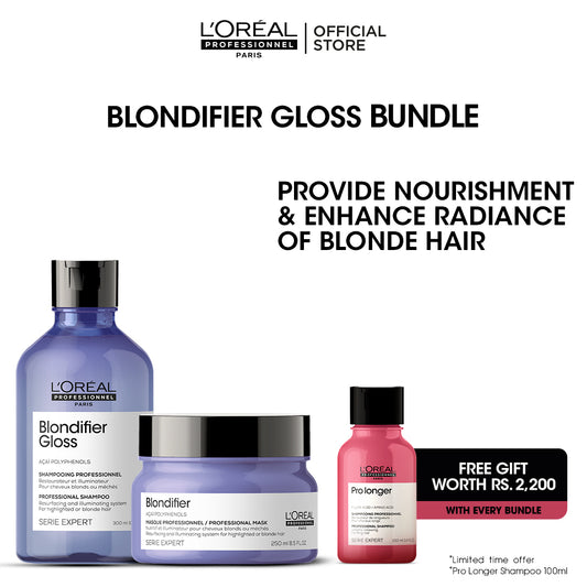 Blondifier Gloss Bundle + Free Pro Longer Shampoo 100ml