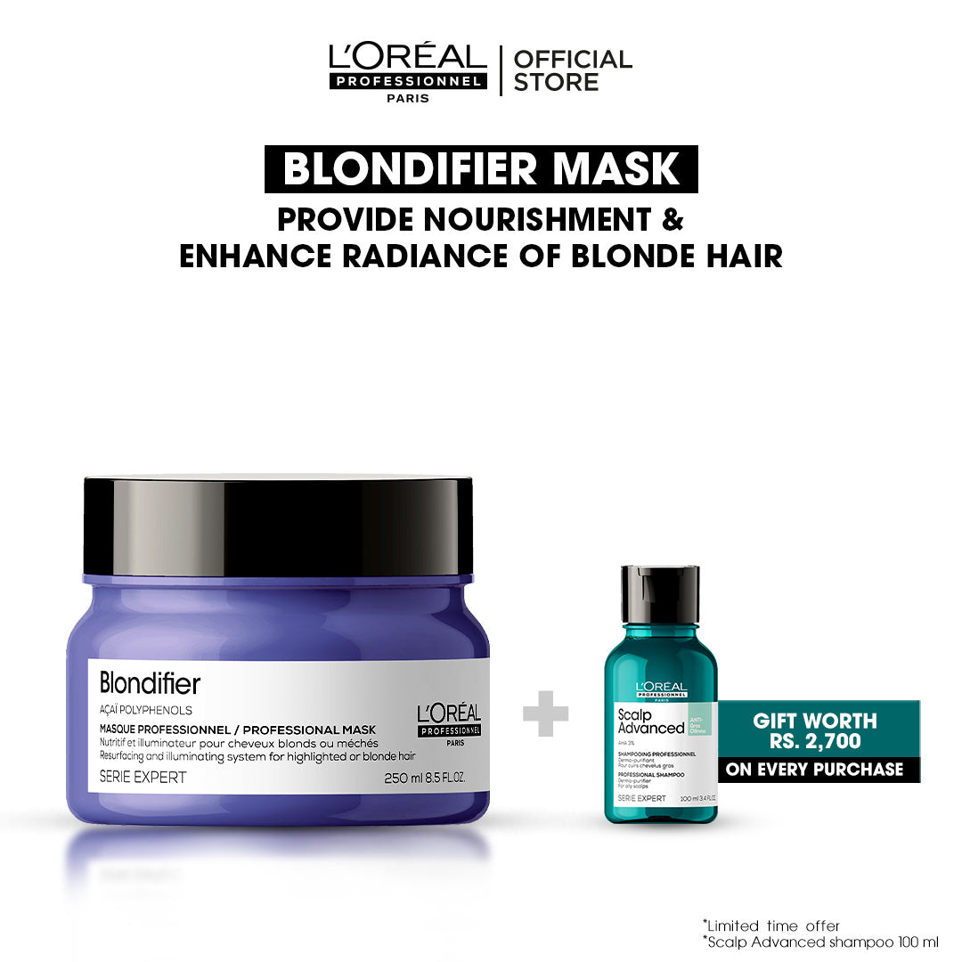 Blondifier Mask + Free Scalp Advance Shampoo