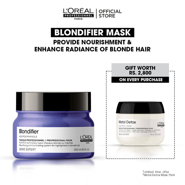 Buy Blondifier Mask & Get Free Metal Detox Mask 75 ml