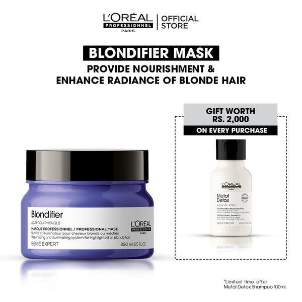 Buy Blondifier Mask and Get FREE Metal Detox Shampoo Worth Rs. 2000