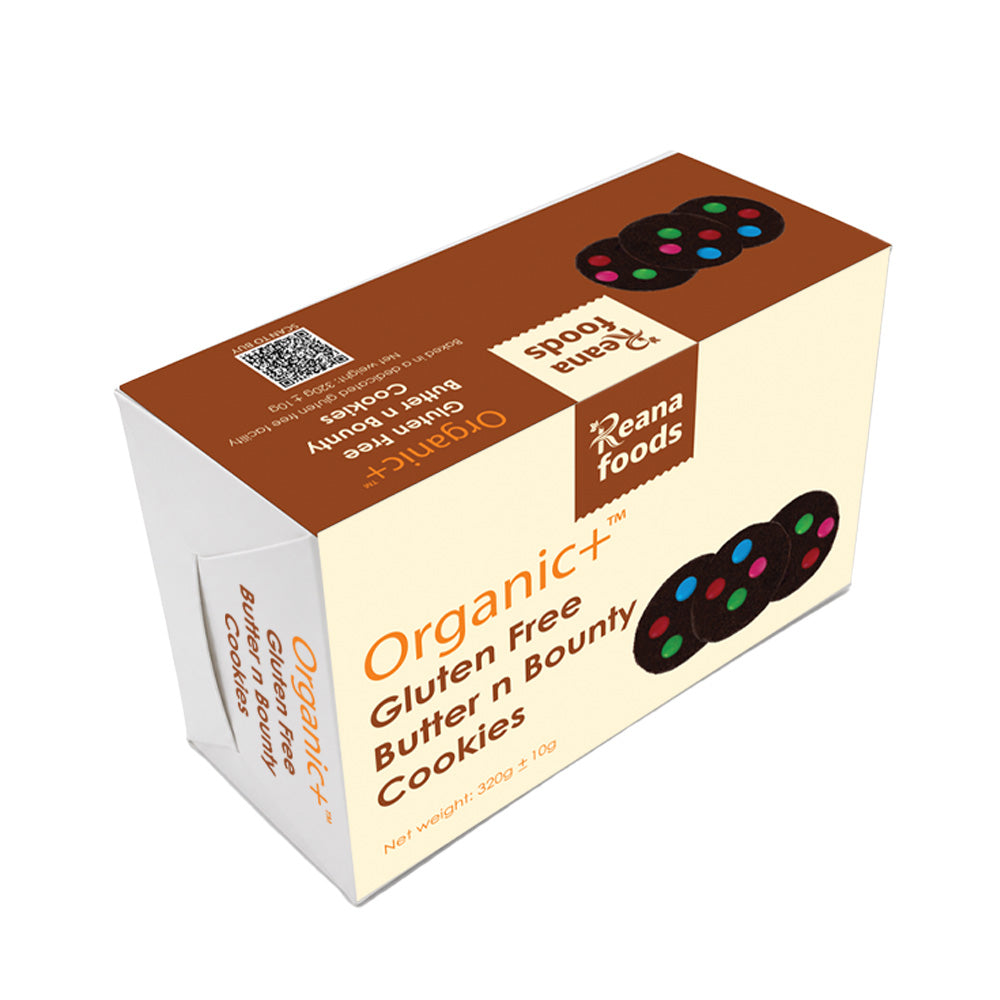 Organic + Gluten Free Butter n Bounty Cookies - 320g