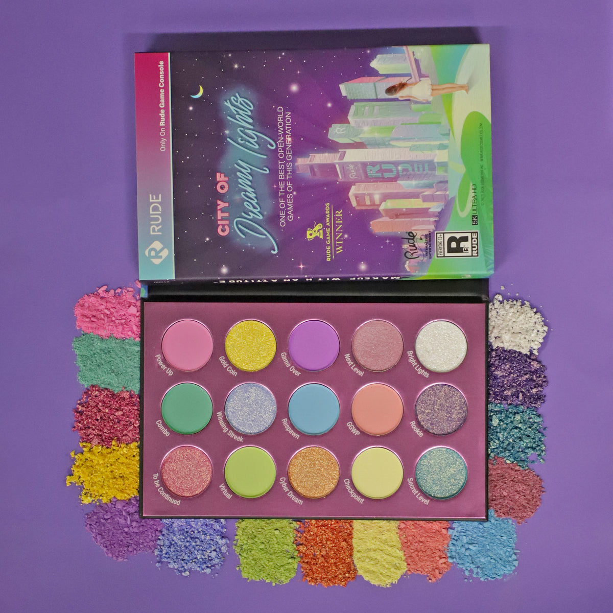 City of Dreamy Lights Pastel Eyeshadow Palette