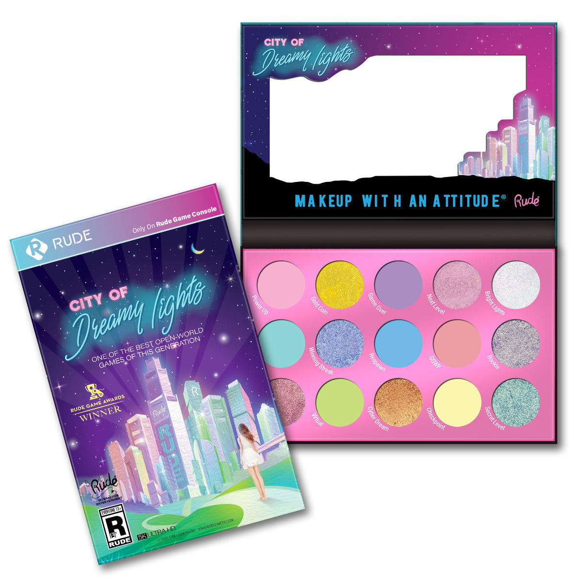 City of Dreamy Lights Pastel Eyeshadow Palette