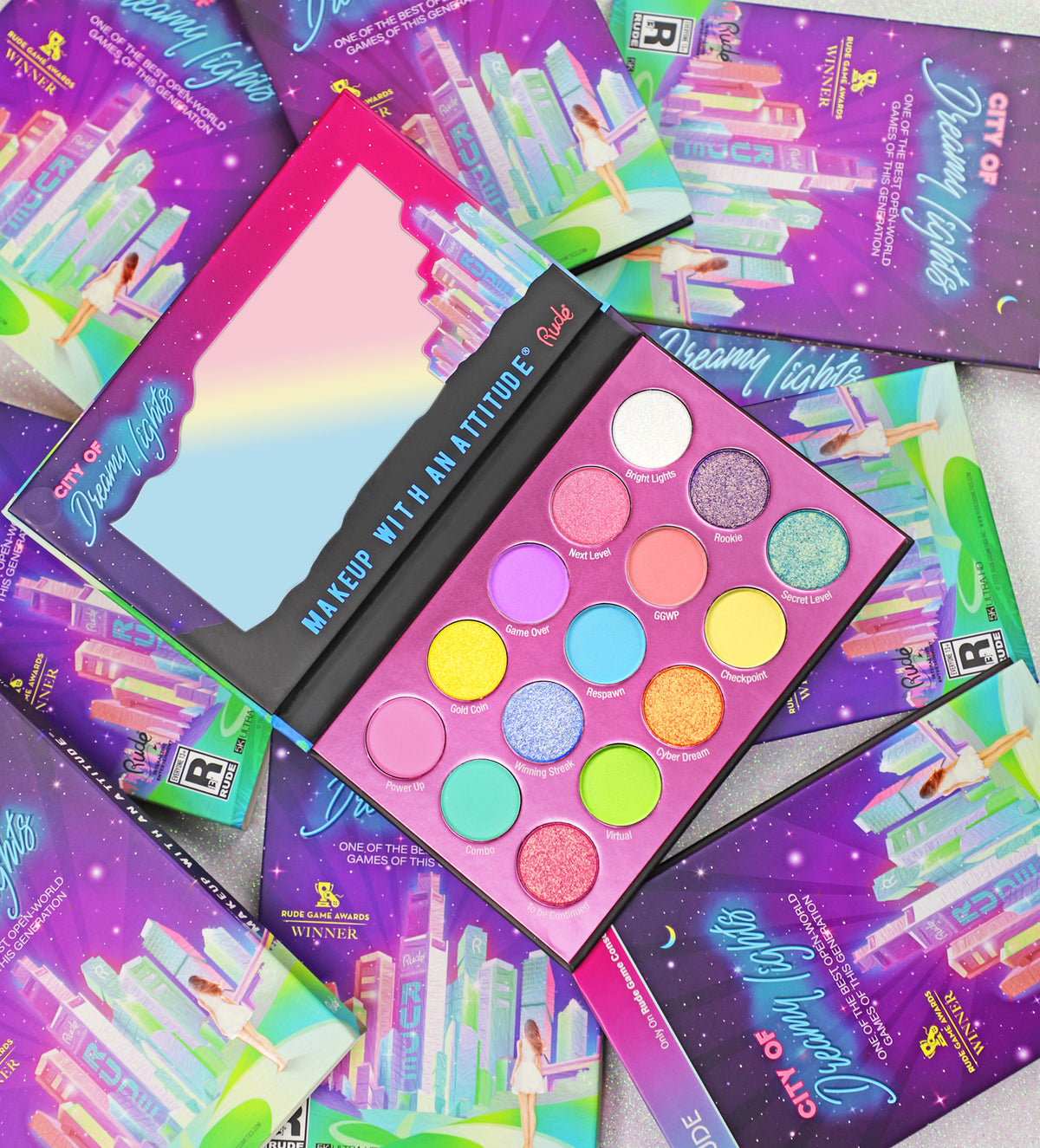 City of Dreamy Lights Pastel Eyeshadow Palette