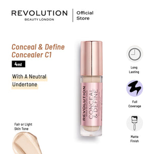 MAKEUP REVOLUTION CONCEAL & DEFINE FOUNDATION