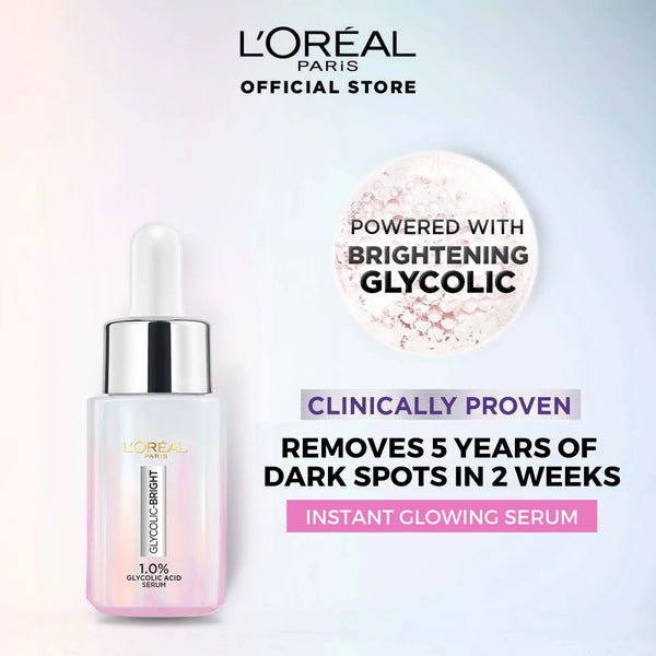 Loreal Paris Glycolic Bright Instant Glowing Face Serum 15ML
