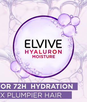 L'Oreal Paris Hyaluron + Plump Hydrating Shampoo, Paraben-Free, 175 ml