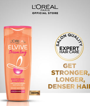 L'oreal paris dream long shampoo 360 ml - for longer &  stronger hair