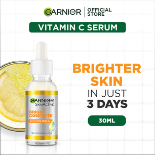 Garnier Bight Complete Vitamin C Booster Serum 30 ml - Contains Niacinamide