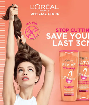 L'oreal paris dream long shampoo 360 ml - for longer &  stronger hair
