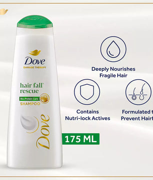 DOVE SHAMPOO  HAIRFAL RESCUE 175ML