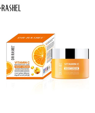 Dr. rashel vitamin c brightening & anti- aging night cream - 50g