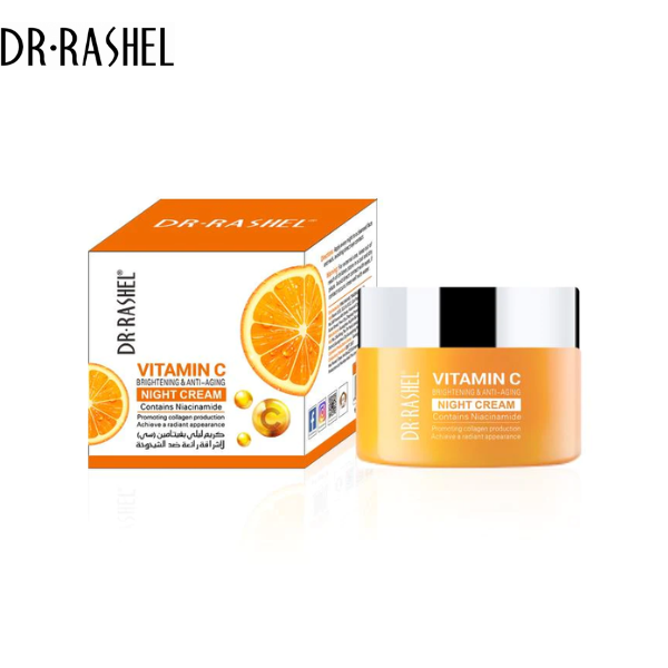 Dr. rashel vitamin c brightening & anti- aging night cream - 50g