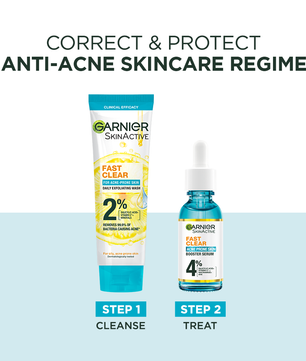 Garnier Fast Clear Anti Acne Face Wash 100Ml