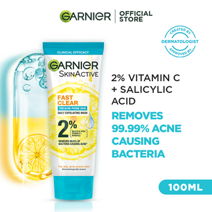 Garnier Fast Clear Anti Acne Face Wash 100Ml