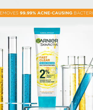 Garnier Fast Clear Anti Acne Face Wash 100Ml