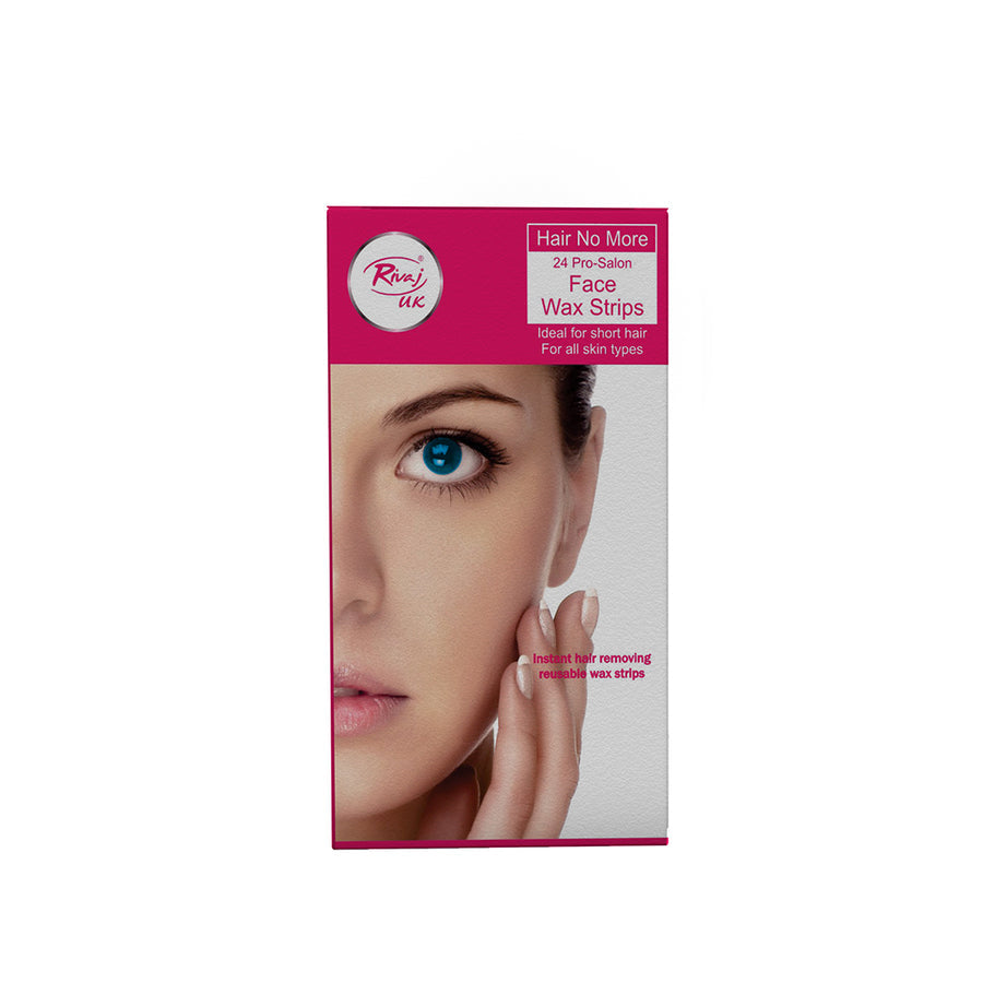 Rivaj uk hair No More 24 pro-salon face wax Strips