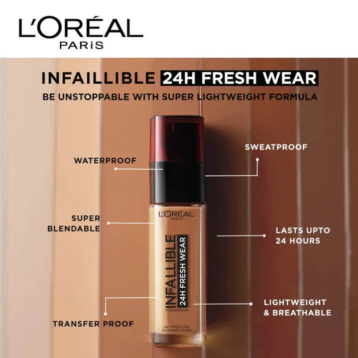 Loreal infallible liquid foundation- Golden Vanilla 120