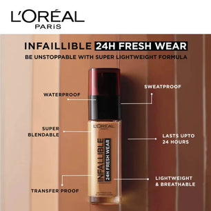 Loreal infallible liquid foundation- Golden Vanilla 120