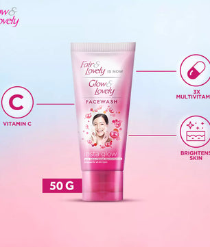 Glow & Lovely Insta Glow Face Wash, 50G