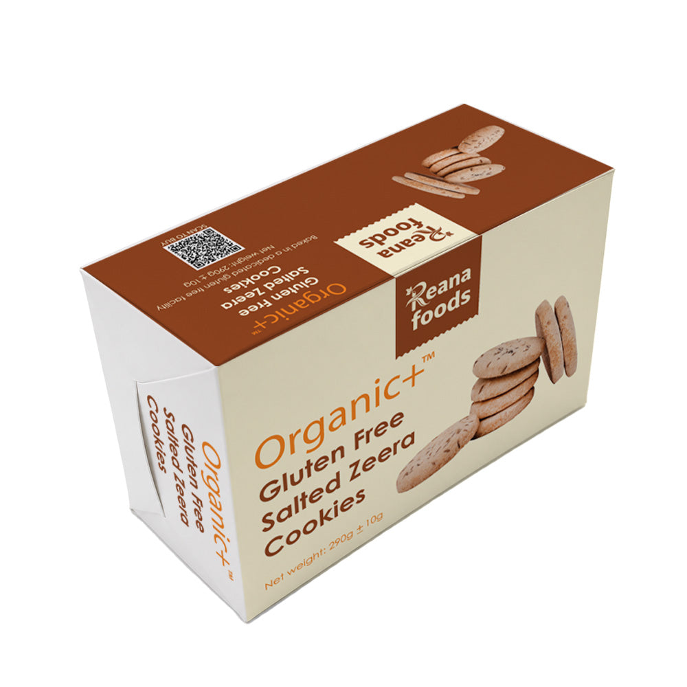 Organic + Gluten Free Salted Zeera Cookies - 290g