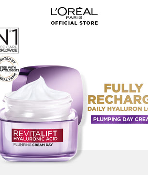 Loreal Paris - Revitalift Hyaluronic Acid Plumping Cream Day - 50ml