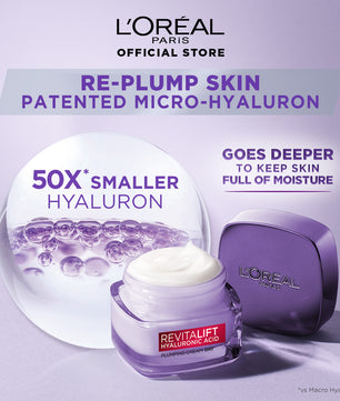 Loreal Paris - Revitalift Hyaluronic Acid Plumping Cream Day - 50ml