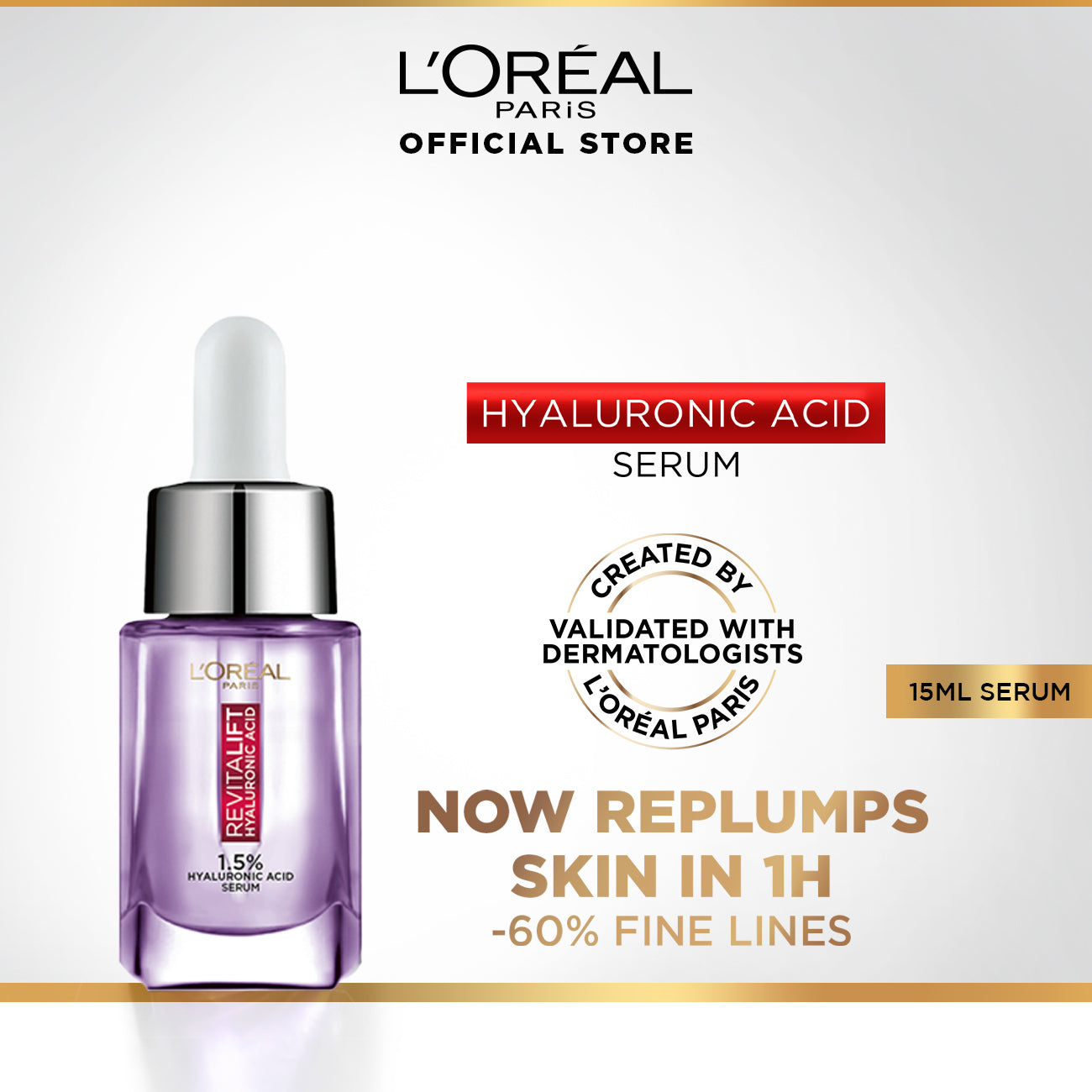 Loreal paris revitalift hyaluronic acid serum 15ml