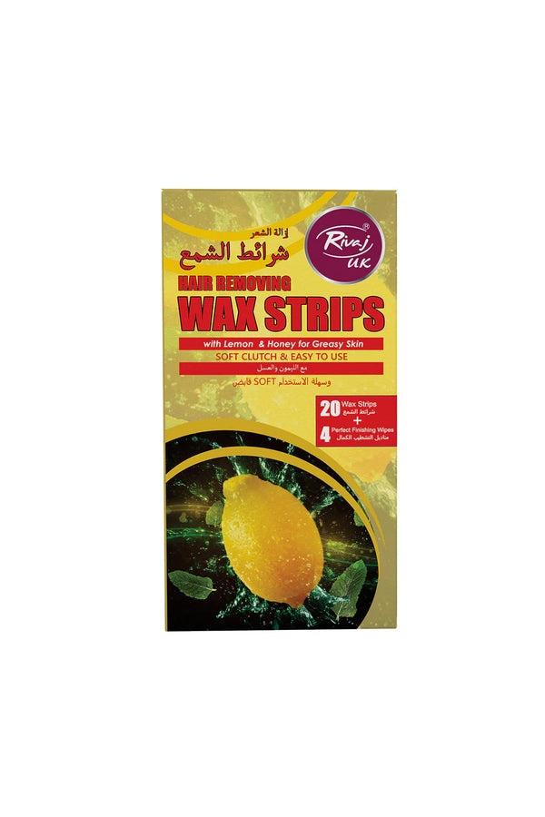 Rivaj Hair Removing Body Wax Strips (Lemon & Honey)