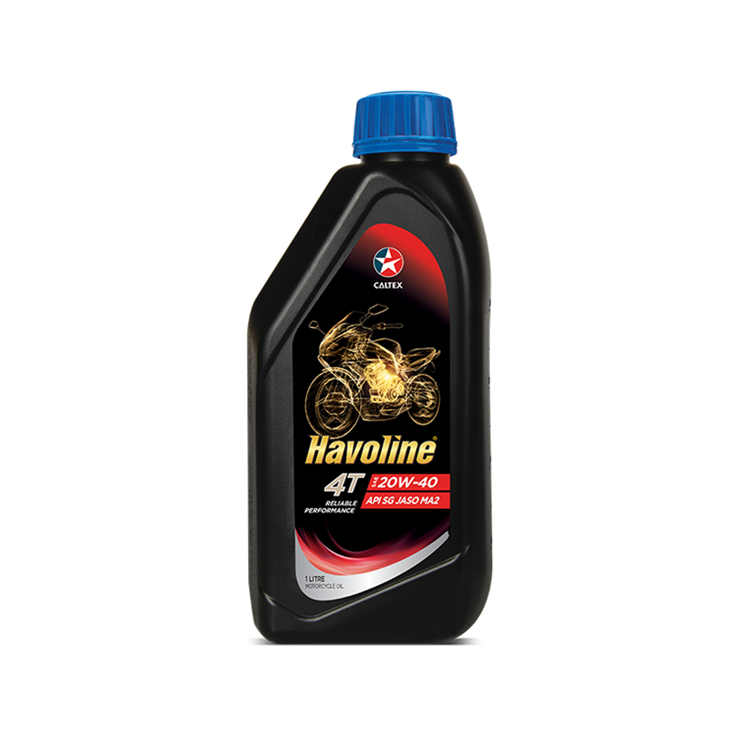 havolineâ®  4t motorcycle oil sae 20w 40 - 1 ltr