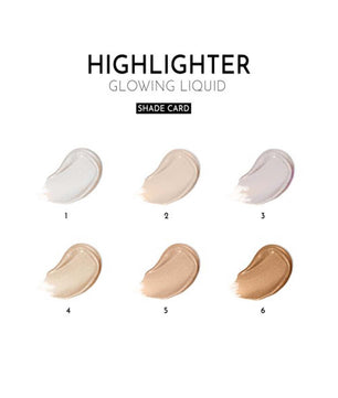 Rivaj UK Cosmetics Highlighter Glowing Liquid Shade # 02