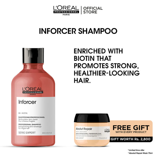 Buy Inforcer Shampoo & Get Free Absolute Repair Mask 75 ml