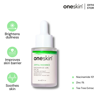 Joyful Radiance - Niacinamide 10%, Zinc 1%, Tea Tree Extract - 30ml