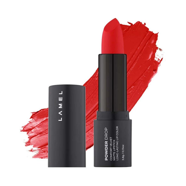 LAMEL Lipstick Powder Drop №407 Red Velvet