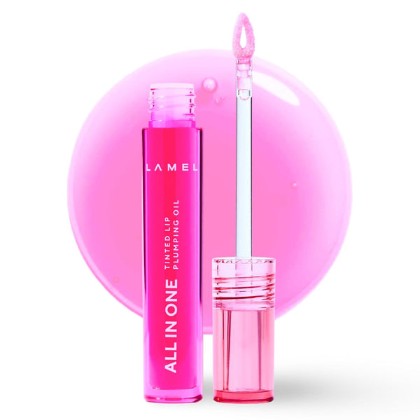 LAMEL All in One Lip Tinted Plumping Oil №404 Berry Ice 3ml