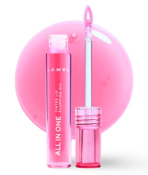 LAMEL All in One Lip Tinted Plumping Oil №402 Pink Sparkle 3ml