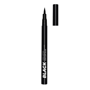 LAMEL Black Eyeliner With Soft Brush №401 Deep Black