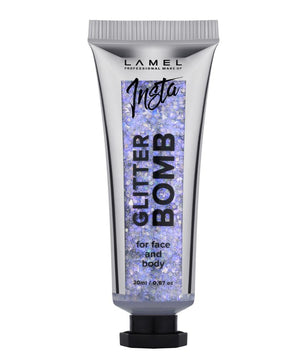 LAMEL INSTA Glitter Bomb №401 Blue Silver