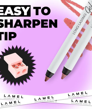 LAMEL Long lasting Gel Lip Liner №408 Pink Plum