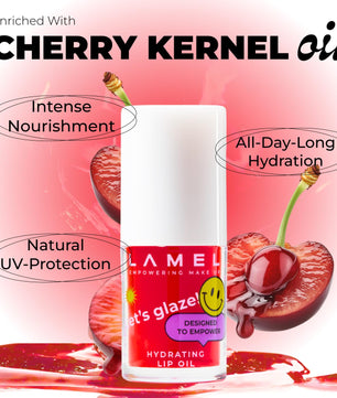 LAMEL Moisturizing Lip Oil LET'S GLAZE 403 Sweet Cherry 4gm