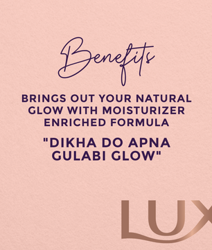 Lux Sc Bar Pink Rose Glow & Vitamin E 100G